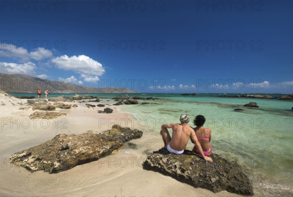 Elafonisi Beach, South Coast, Crete, Greece, Europe