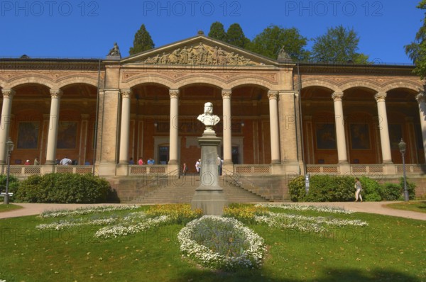 The Trinkhalle, Pump House, Baden-Baden, Black Forest mountain range, Baden-Wuerttemberg, Germany,