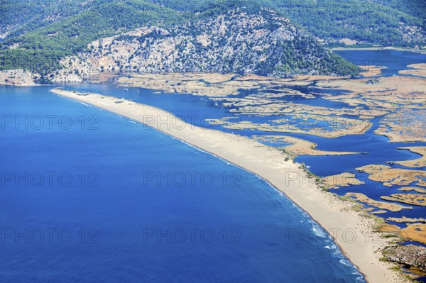 Iztuzu Beach and the Dalyan River Delta, Dalyan, Mugla, Turkey, Asia