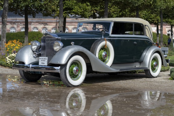 Vintage Packard 1101 Cabriolet Graber, USA 1934, Switzerland 1934, special body, 8-cylinder, 6. 267