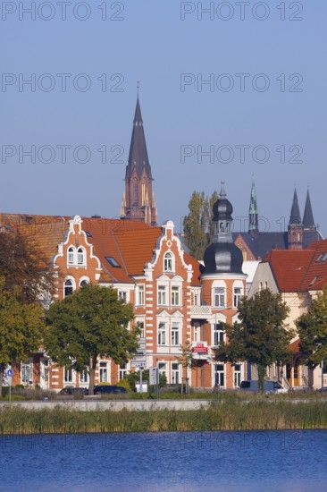 Old Town, State Museum and Cathedral, Schwerin, Mecklenburg-Western Pomerania, Germany, Europe