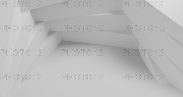 Modern geometrical background with white shapes
