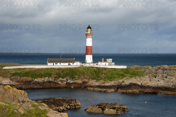Buchan Neß Lighthouse, Boddam, Aberdeenshire, Scotland, United Kingdom, Europe