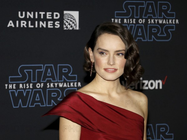 Daisy Ridley at the World premiere of Disney's 'Star Wars: The Rise Of Skywalker' held at the Dolby