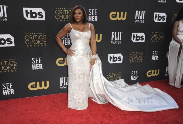 Serena Williams at the 27th Annual Critics Choice Awards held at the Fairmont Century Plaza in Los