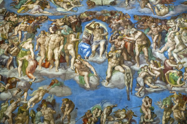 Rome Italy. Sistine Chapel by Michelangelo. December 2019