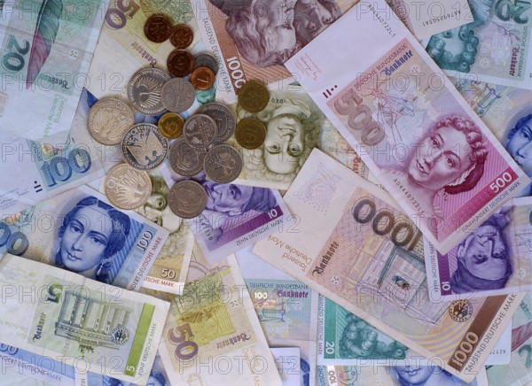 German Mark, Notes and Coins