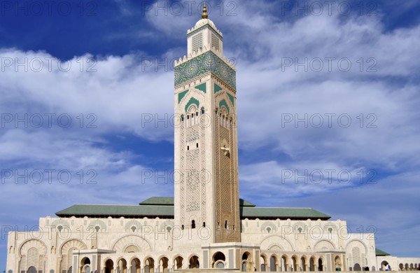 Casablanca city centre, mosque in the city centre, Hassan II Mosque