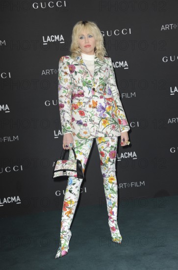 Miley Cyrus at the 10th Annual LACMA ART+FILM GALA Presented By Gucci held at the LACMA in Los