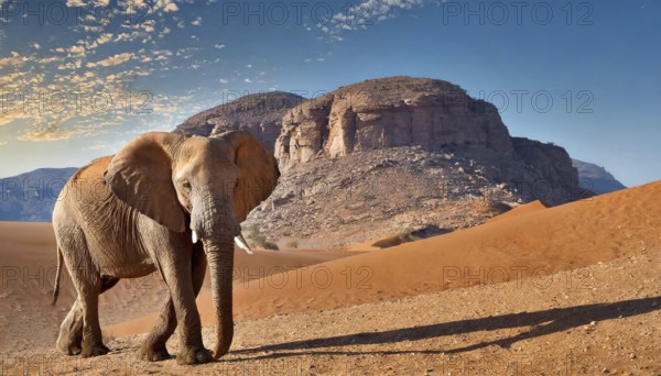 AI generated, animal, animals, mammal, mammals, biotope, habitat, two, hikes, hiking, dunes,