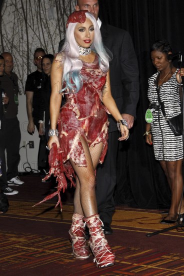 Lady Gaga at the 2010 MTV Video Music Awards held at the Nokia Theatre L.A. Live in Los Angeles on