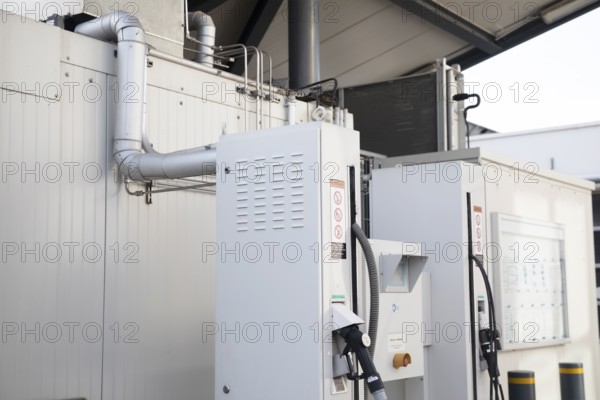 Hydrogen refuelling station for cars, Freiburg, Baden-Württemberg, Germany, Europe