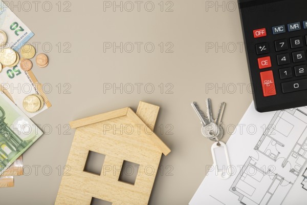 Buy or sell a house concept. Real estate market. Rental housing for rent. Home prices. Copy space.