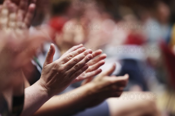 Applause, clapping hands, applauding audience, audience in a hall applauding, Cologne, North