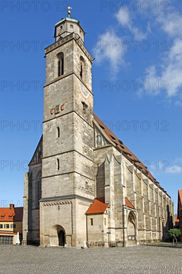 St. George's Minster, Dinkelsbühl, Middle Franconia, Bavaria, Germany, Europe