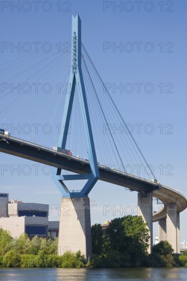 Koehlbrand Bridge over the Elbe, Hamburg, Köhlbrand Bridge, Germany, Europe
