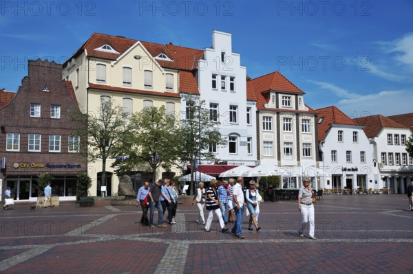 Market, Lingen, Lower Saxony, Germany, Europe