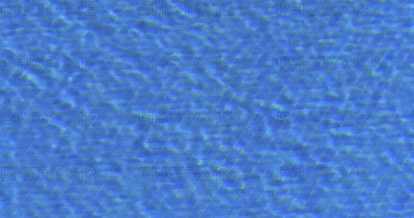 Blue Water from an Outdoor Pool, Hotel in Funchal, Madeira Island Portugal