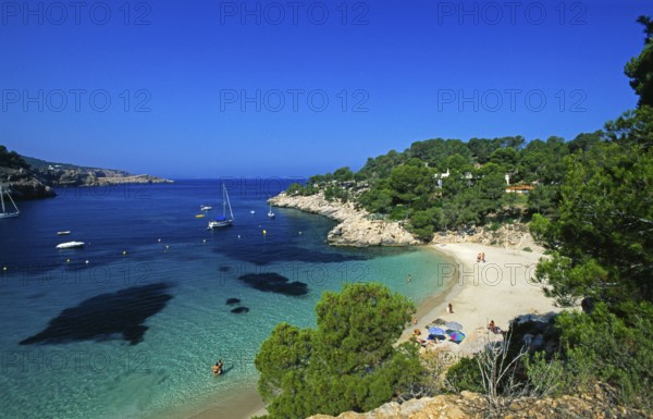 Cala Salada, Ibiza, Balearic Islands, Spain, Europe