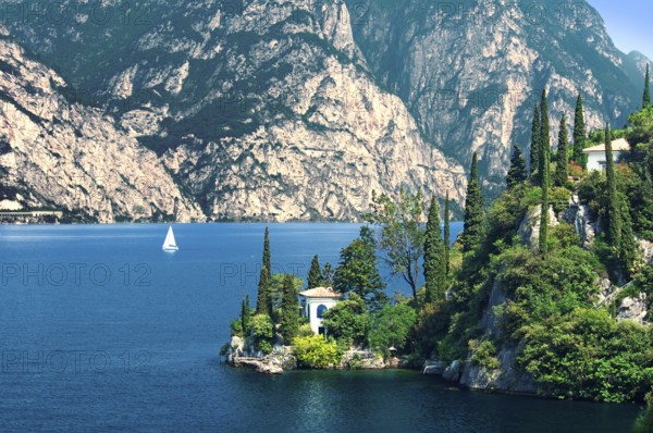 Villa near Malcesine, Lake Garda, Italy, Europe