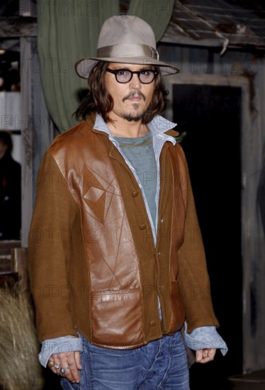 Johnny Depp at the Los Angeles premiere of 'Rango' held at the Regency Village Theatre in Westwood