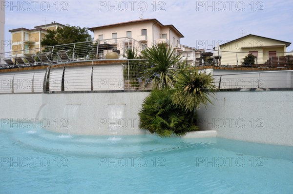 Emilia Romagna, Italian Adriatic Sea, Cervia, Hotel: GARDEN in Pinerella, pool complex