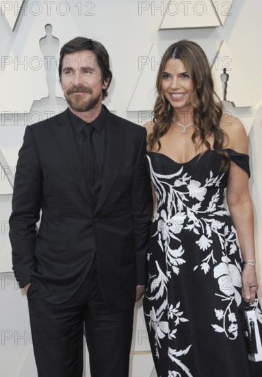 Christian Bale and Sibi Bale at the 91st Annual Academy Awards held at the Hollywood and Highland