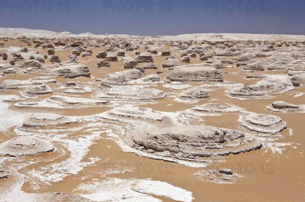 Limestone formations, White Desert National Park, Qasr el-Farafra, Libyan Desert, Egypt, Africa