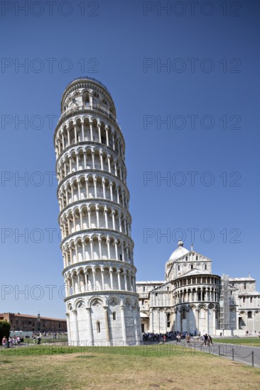 Slate Pisa Tower and Cathedral in Pisa Italy