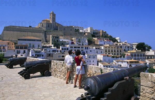 Dalt Vila, Old Town, Ibiza Town, Ibiza, Balearic Islands, Spain, Europe