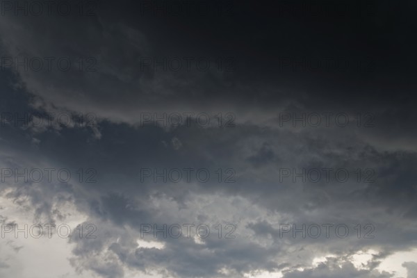 Dark tornado clouds, Province of Quebec, Canada, North America