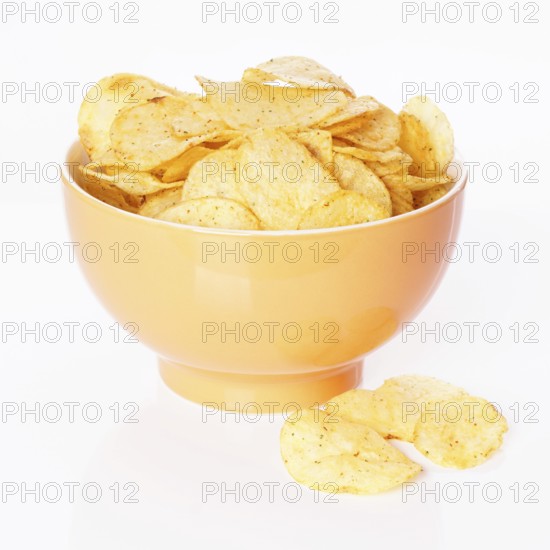 bowl of potato chips or crisps