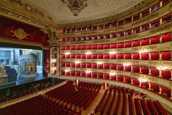 Milan Italy. Teatro alla Scala Opera House