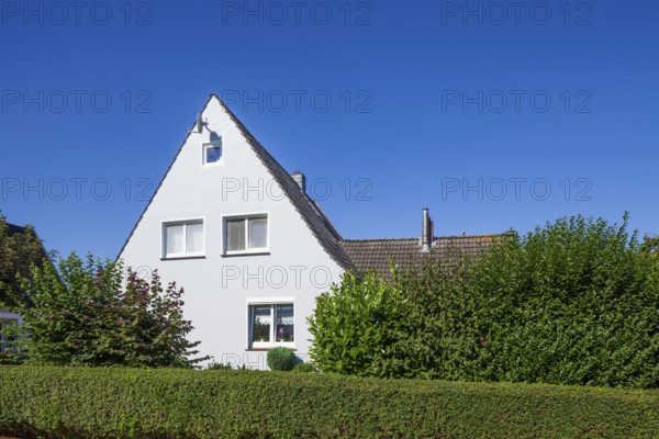 Residential house, single-family house, Brake, Wesermarsch, Lower Saxony, Germany, Europe