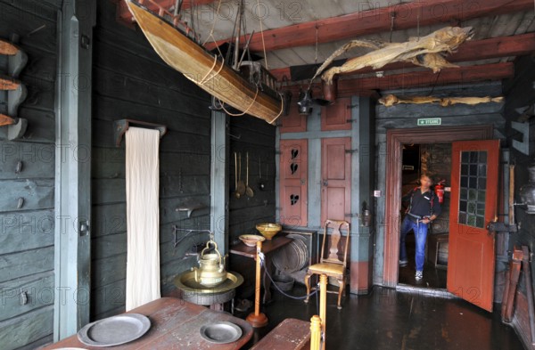 Kitchen, and Schötstuben, Det Hanseatiske, Dining Room, Hanseatic House, Hanseatic Museum, Bergen,