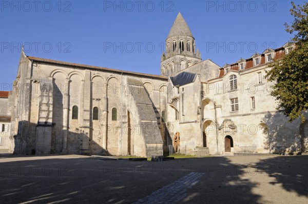 Abbey of Sainte-Marie-des-Dames, Abbaye aux, Saintes, Charente-Maritime, Poitou-Charentes, France,