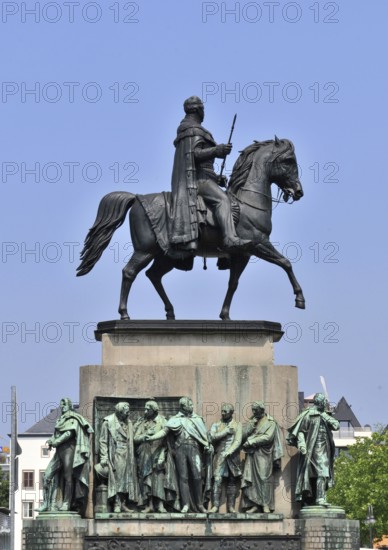 Equestrian Monument to Frederick William III, equestrian statue, Heumarkt, Cologne, North