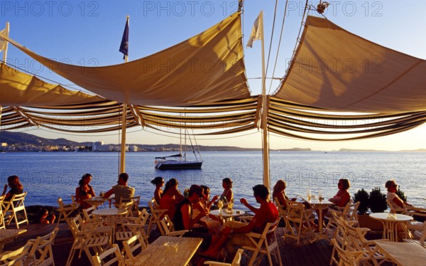 Cafe Savannah in San Antonio, Ibiza, Balearic Islands, Spain, Europe
