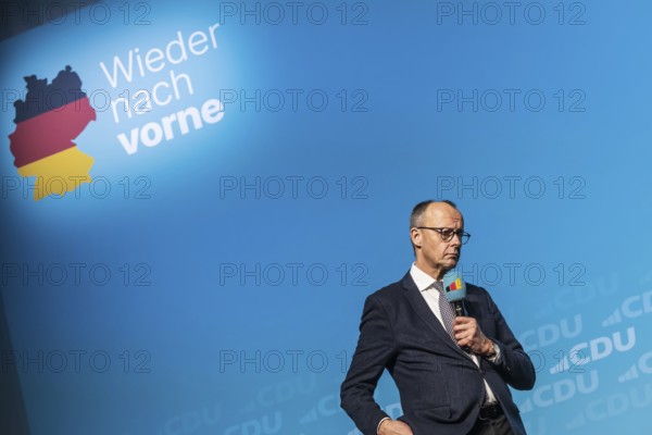 New Year's reception of the CDU with chancellor candidate Friedrich Merz in Künzelsau. The Federal