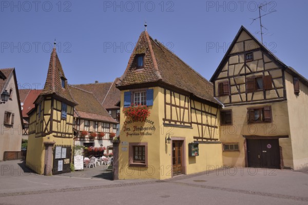 "Freudenreich" winery in Eguisheim, named favorite village of the French in 2013, Le Village