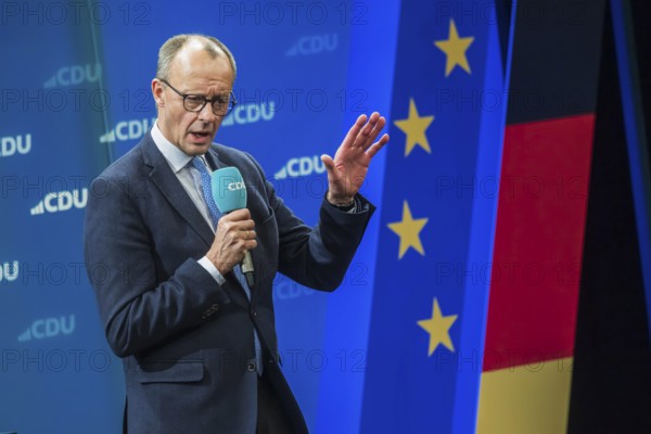 Election event of the CDU party for the Bundestag elections with top candidate Friedrich Merz.