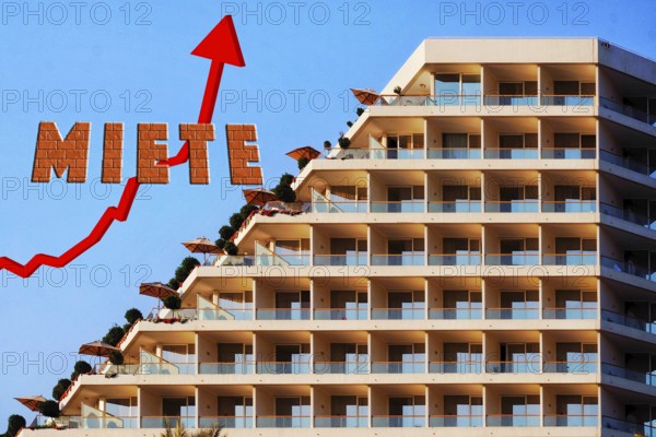 Symbolic image, rent, rent increase, rent rising, housing shortage, housing shortage, housing
