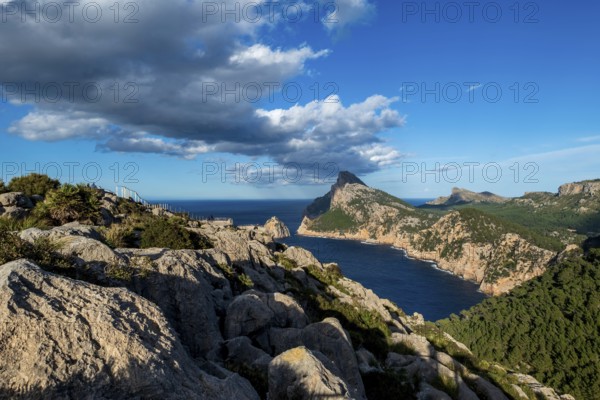 Viewpoint Mirador Es Colomer, Cap Formentor peninsula, Serra de Tramuntana, Majorca, Balearic