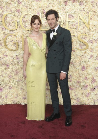 Leighton Meester and Adam Brody at the 82nd Annual Golden Globe Awards held at the Beverly Hilton