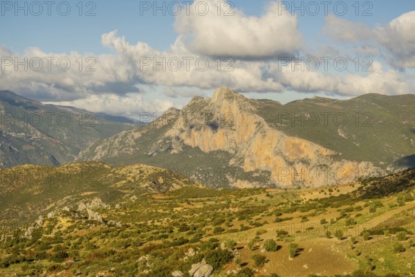 Beautiful View while hiking to Jebel Khmes, Morocco - The Highest peak in Talassemtane National