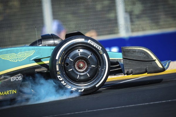 MELBOURNE, AUSTRALIA, APRIL 10: Sebastian Vettel of Aston Martin Aramco Cognizant F1 Team during