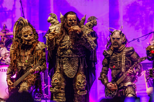 Lordi Open Air in the Ehrenhof, Kunstpalast Düsseldorf, concert for the exhibition Death and the
