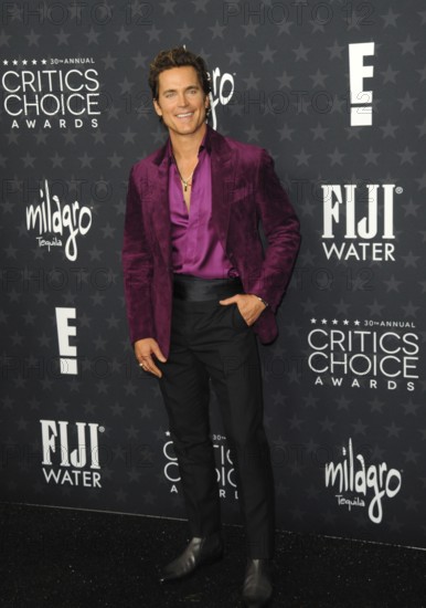Matt Bomer at the 30th Annual Critics Choice Awards held at the Barker Hangar in Satna Monica, USA