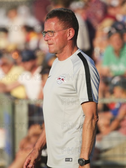 Head coach Ralf Rangnick (RB Leipzig) at the test match between ZFC Meuselwiatz and RB Leipzig on