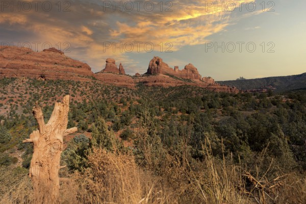 Rock formations in the American Southwest